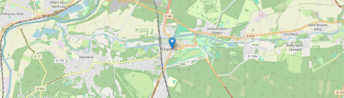 Chantilly - Carte
