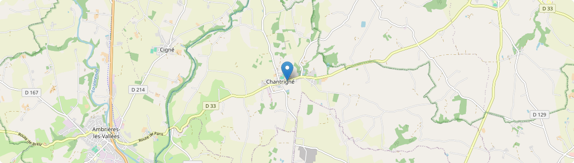 Chantrigné - Carte