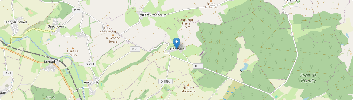 Chanville - Carte