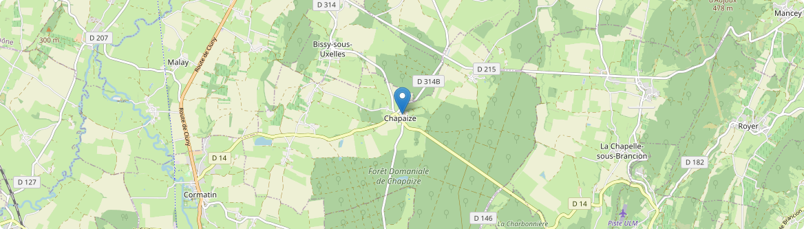 Chapaize - Carte
