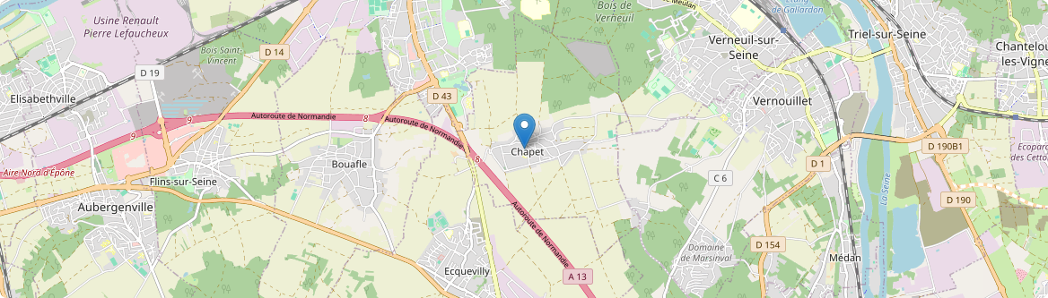 Chapet - Carte