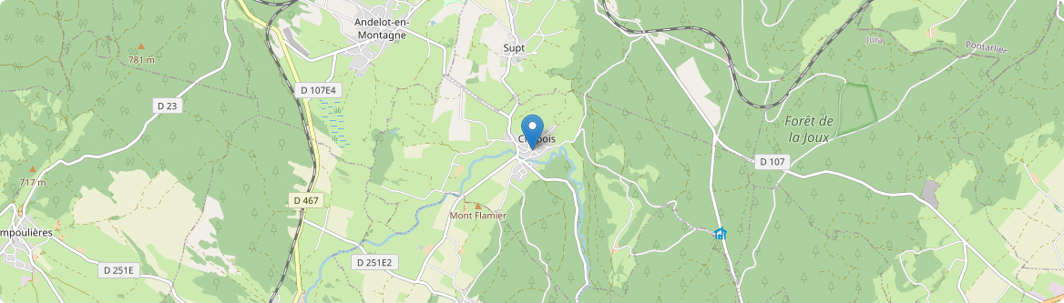 Chapois - Carte