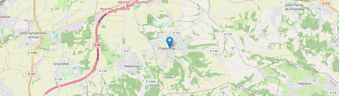 Chaponnay - Carte