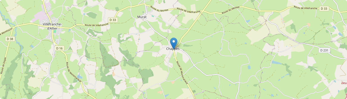 Chappes - Carte