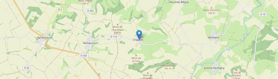 Chappes - Carte