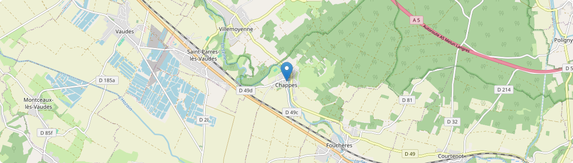 Chappes - Carte