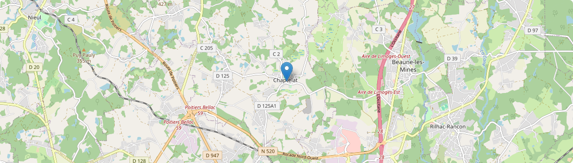 Chaptelat - Carte