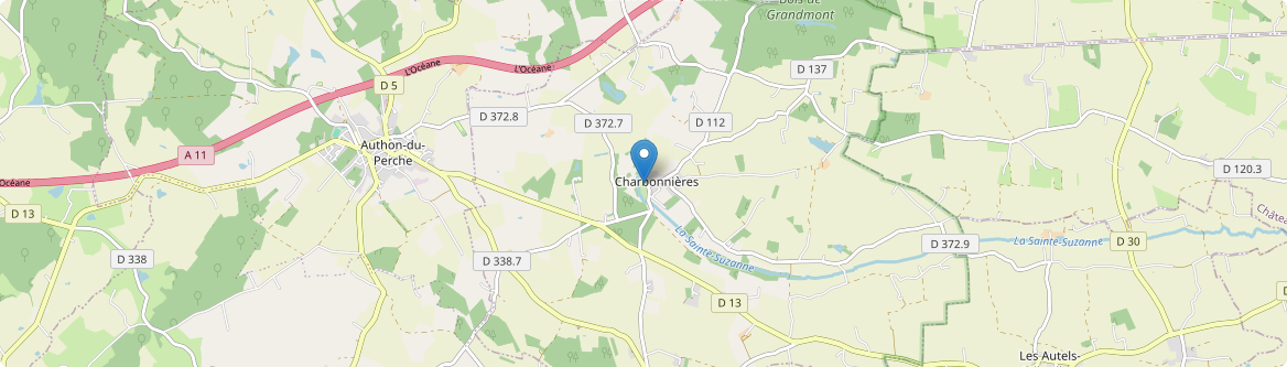 Charbonnières - Carte