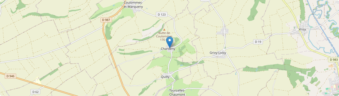 Chardeny - Carte