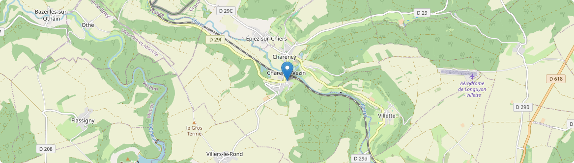 Charency-Vezin - Carte