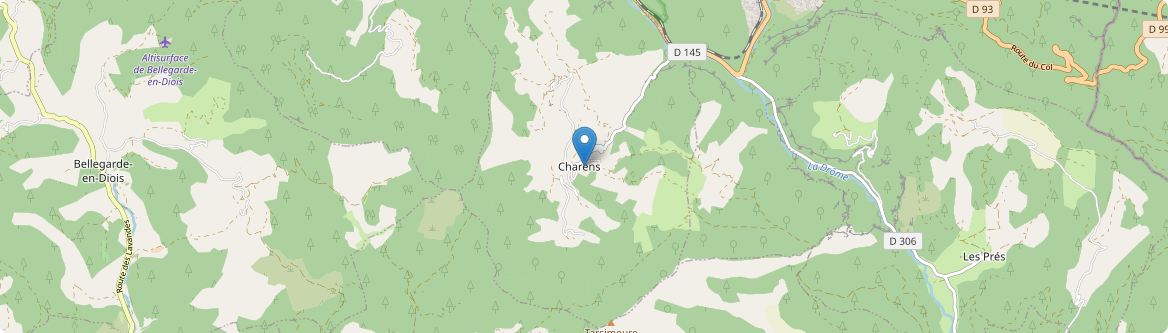 Charens - Carte