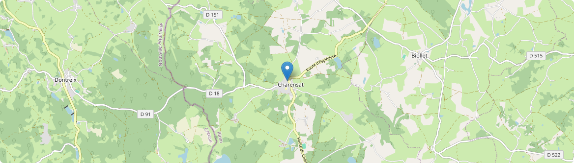 Charensat - Carte