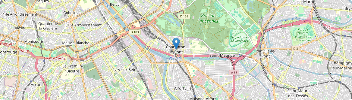 Charenton-le-Pont - Carte