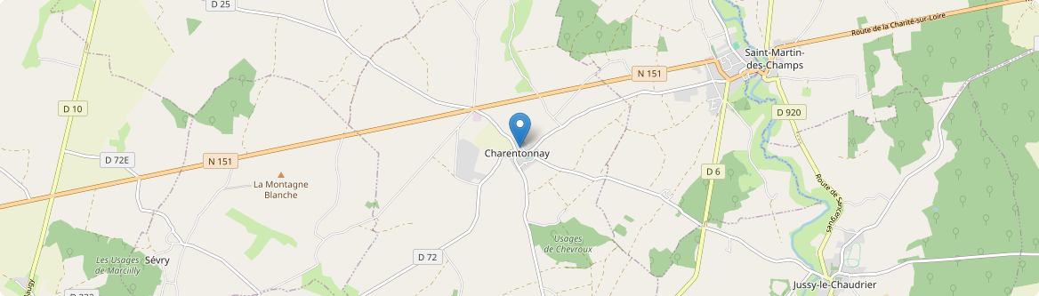 Charentonnay - Carte