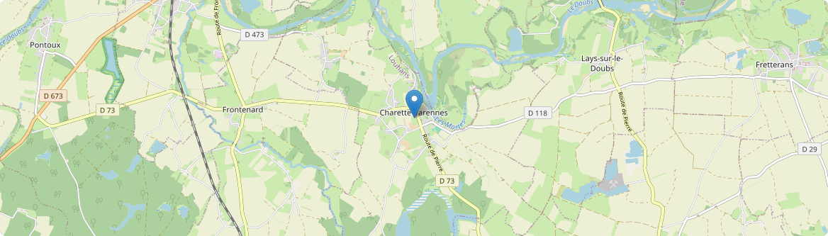 Charette-Varennes - Carte