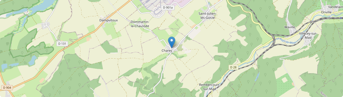 Charey - Carte
