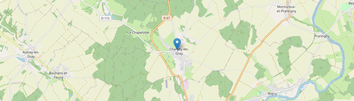 Chargey-lès-Gray - Carte