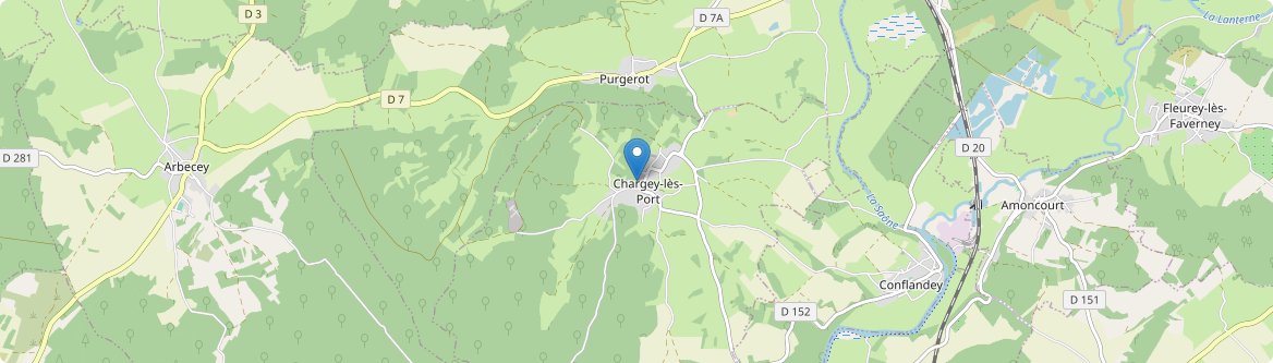 Chargey-lès-Port - Carte