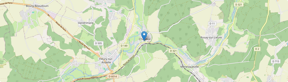 Charleval - Carte