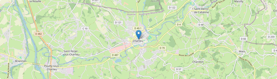 Charlieu - Carte