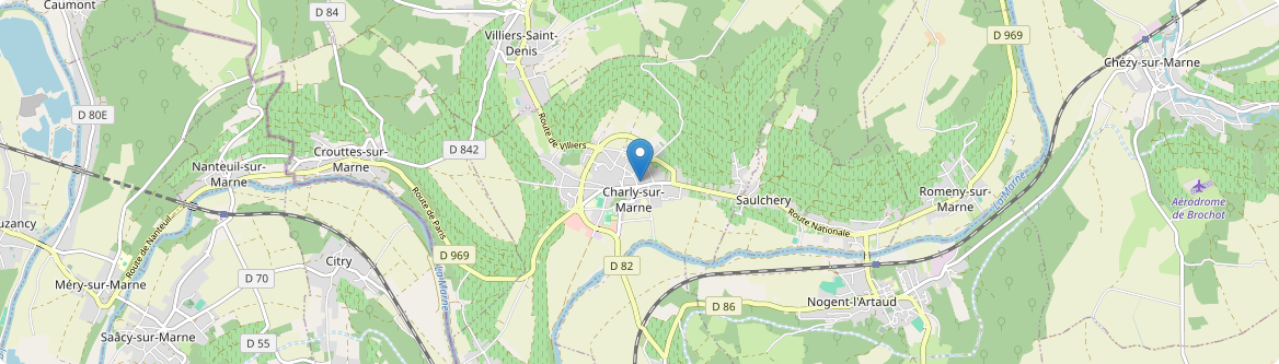 Charly-sur-Marne - Carte