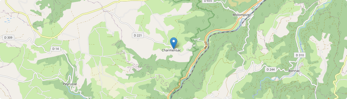 Charmensac - Carte