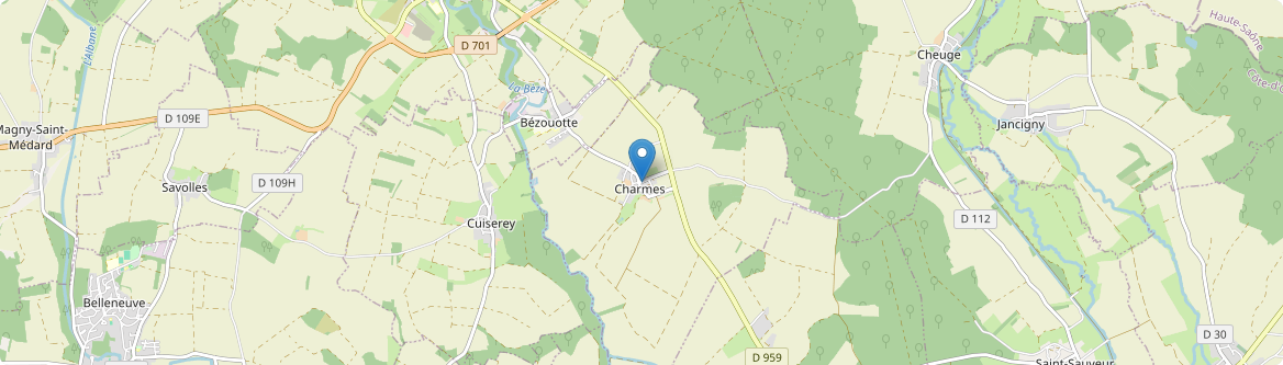 Charmes - Carte