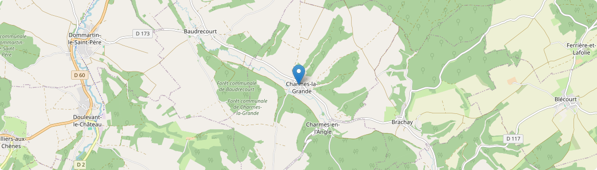 Charmes-la-Grande - Carte