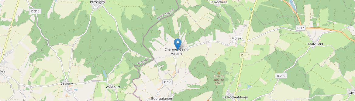Charmes-Saint-Valbert - Carte