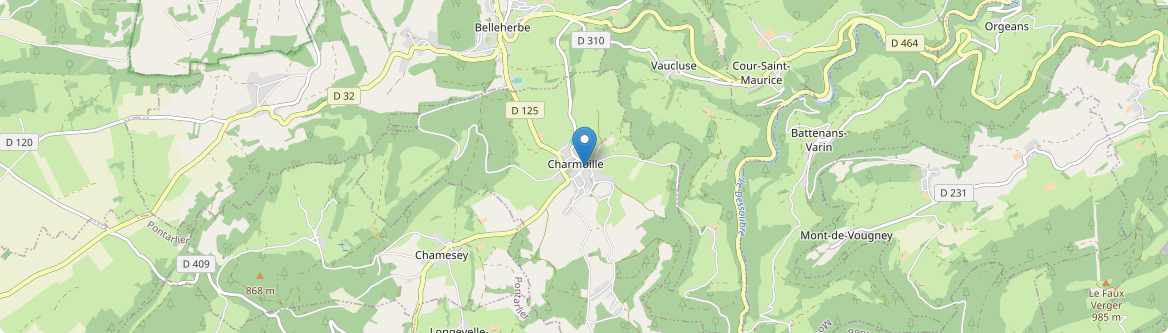 Charmoille - Carte