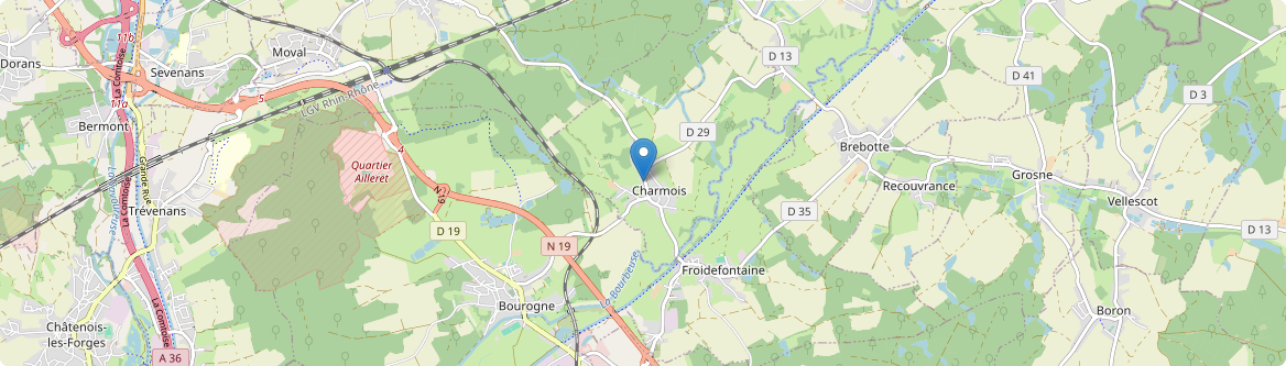Charmois - Carte