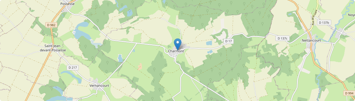 Charmont - Carte