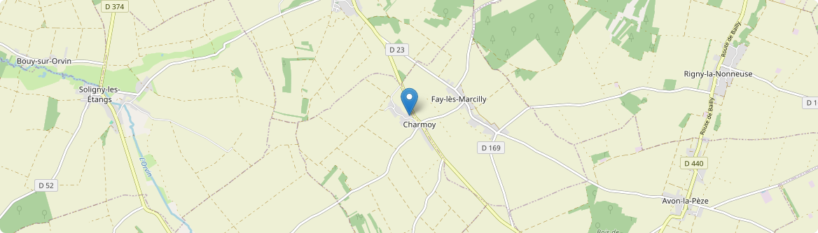Charmoy - Carte