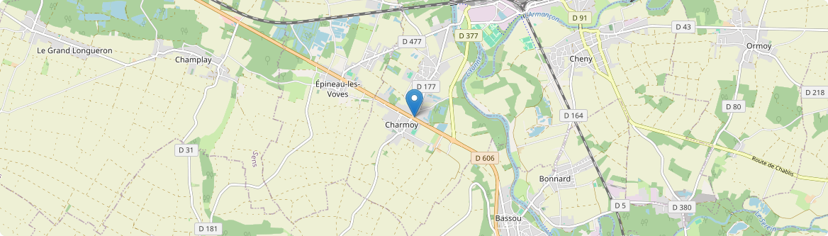 Charmoy - Carte