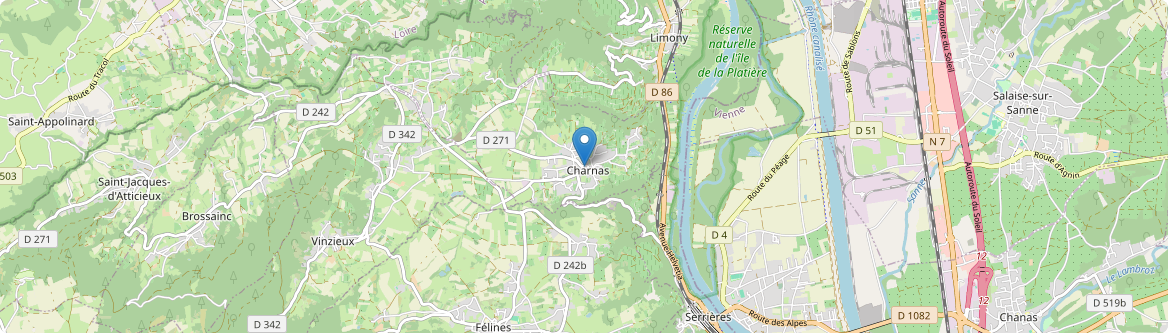 Charnas - Carte
