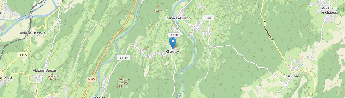 Charnay - Carte