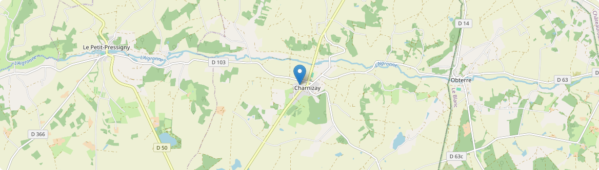 Charnizay - Carte