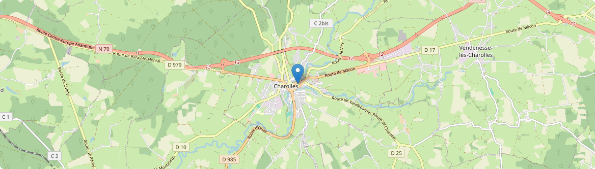 Charolles - Carte