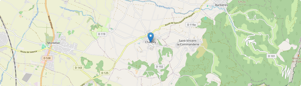 Charpey - Carte