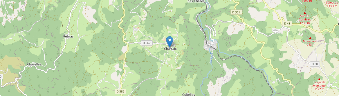 Charraix - Carte