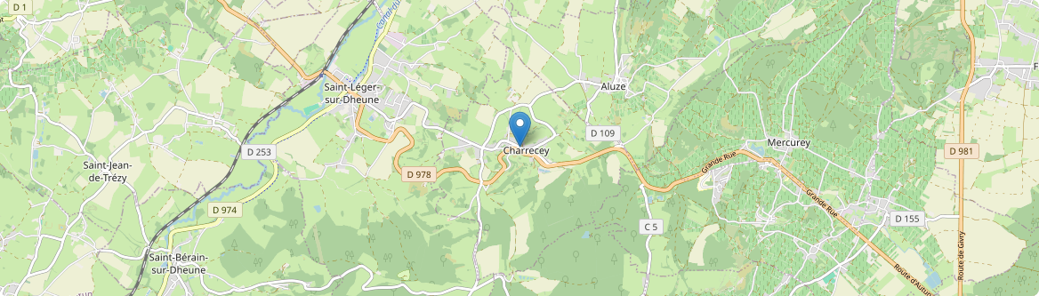 Charrecey - Carte