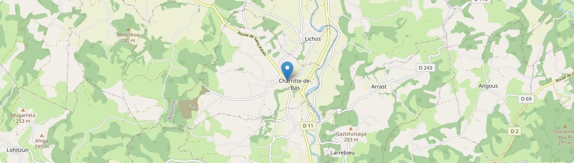 Charritte-de-Bas - Carte