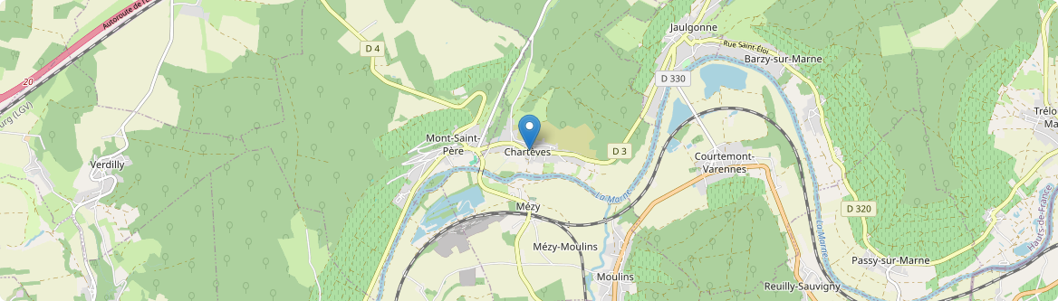 Chartèves - Carte