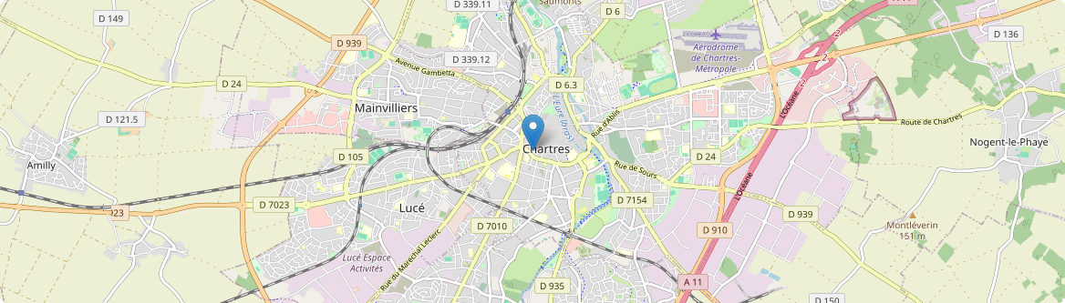 Chartres - Carte