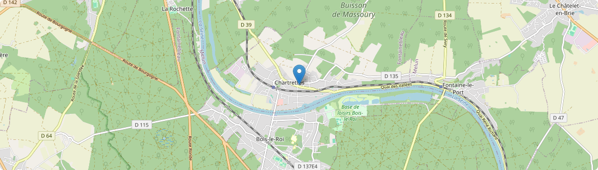 Chartrettes - Carte