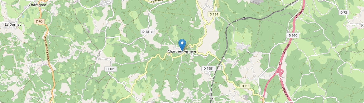 Chartrier-Ferrière - Carte