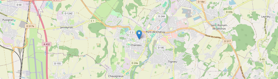 Charvieu-Chavagneux - Carte