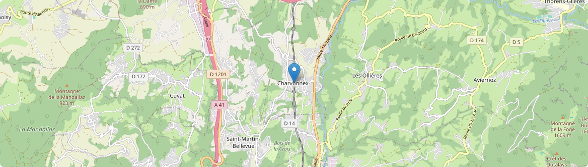 Charvonnex - Carte