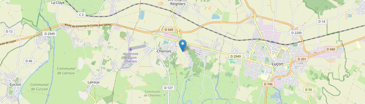 Chasnais - Carte