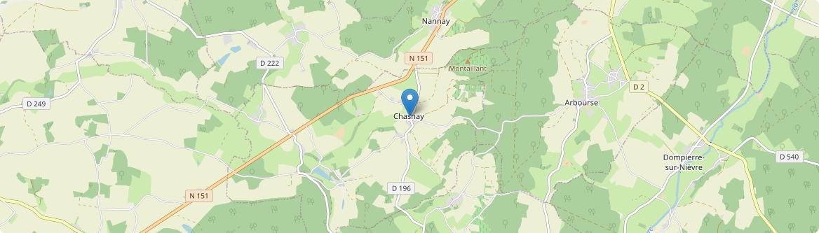 Chasnay - Carte